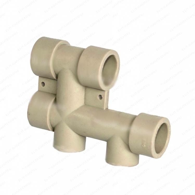 Распределительный блок 25x20 TEBO серый (6/60)