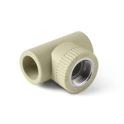 Тройник комб. ВР 32*1/2 TEBO серый (10/70)