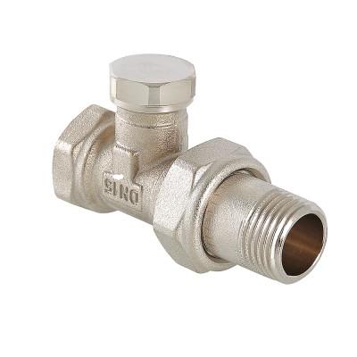 Клапан настроечный прямой 1/2" с доп. уплотнением VALTEC 12/96