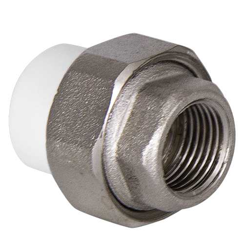 Муфта разъем. ВР 20*1 Tebo белый 10/100