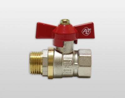 Кран шаровой стандартнопроходной В-Н бабочка 1/2" ALTSTREAM
