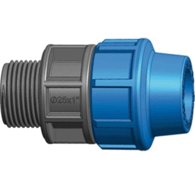 Муфта комбинированная с нар. трубной резьбой 32x3/4” Джилекс