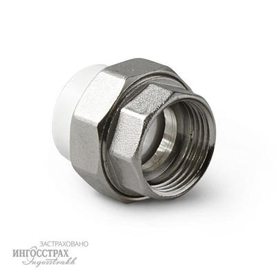 Муфта разъем. ВР 75*2 1/2 TEBO белый (1/5)