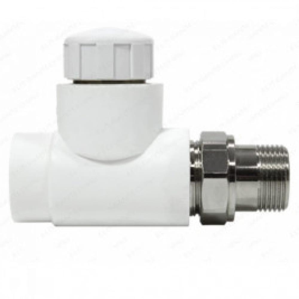 Термоклапан прямой для радиатора 20x1/2 TEBO белый (10/60)