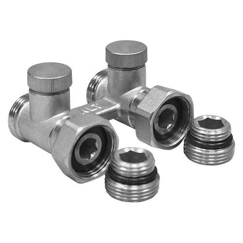 Узел нижнего подключения прямой для двухтрубной системы 1/2"х3/4" (шт.) ALTSTREAM