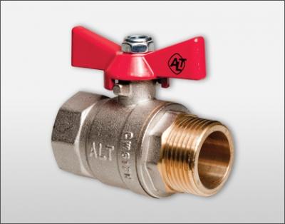 Кран шаровой полнопроходной В-Н бабочка 3/8" ALTSTREAM