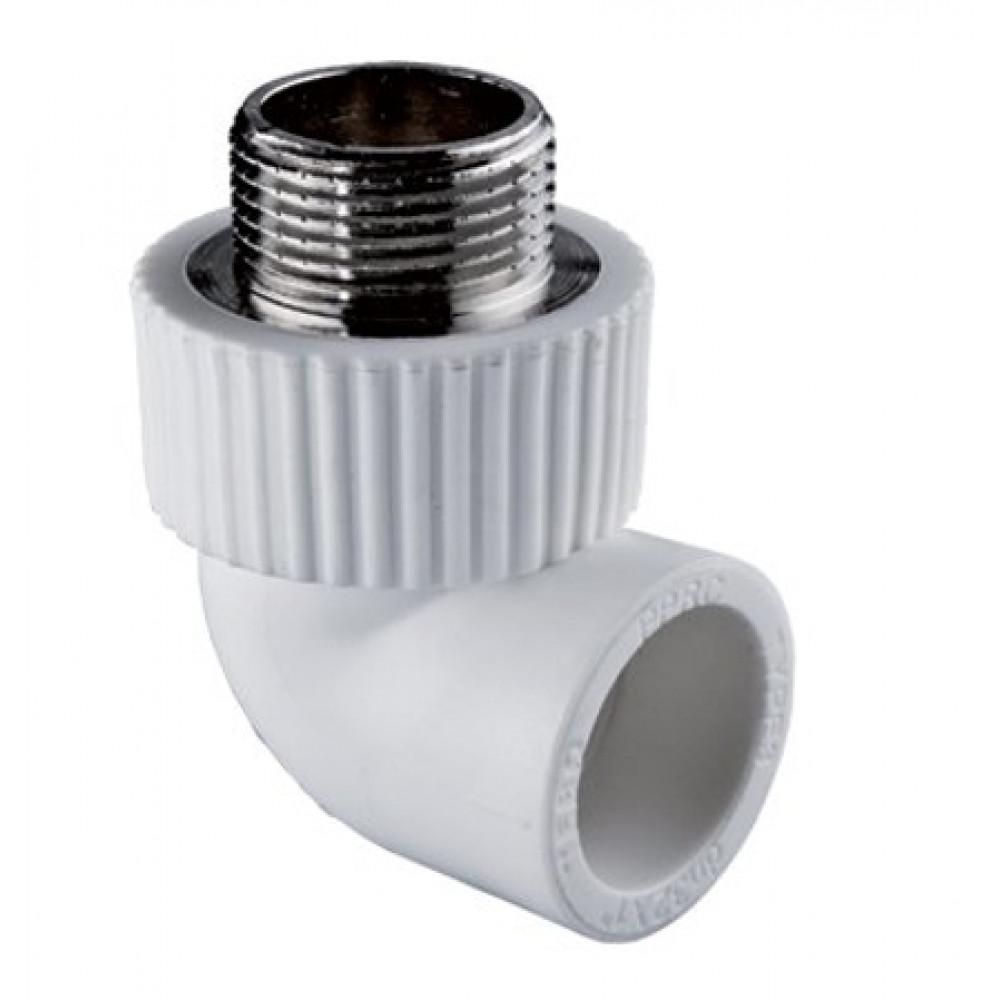 Угольник комб. НР 32*1/2 TEBO белый (15/90)