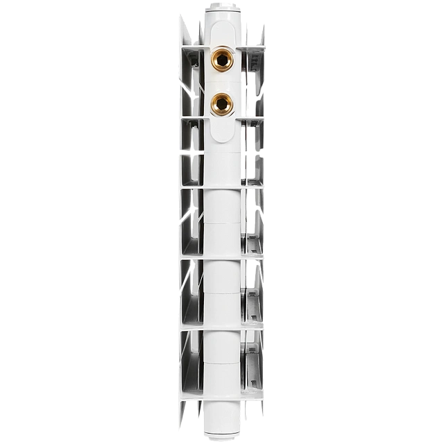 Биметаллический радиатор STOUT TITAN VENTIL 500 11 секций нижнее правое подключение
