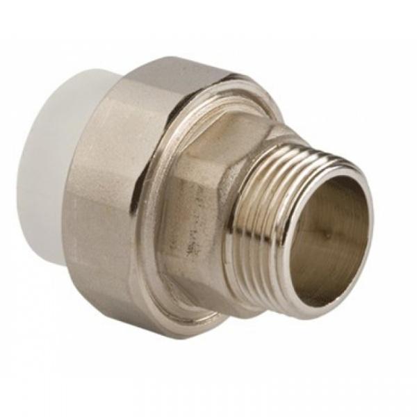 Муфта разъем. НР 63*2 o-ring TEBO белый (1/13)