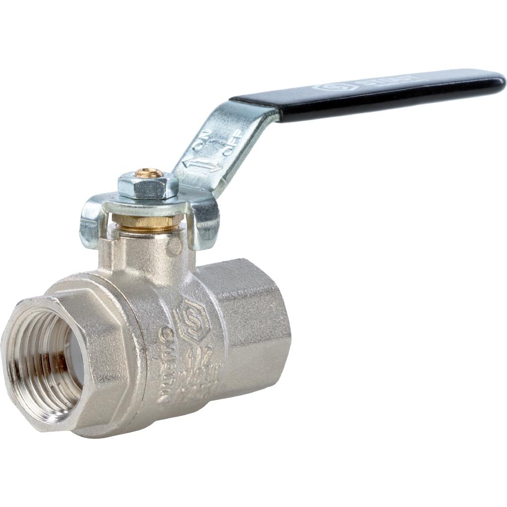 Кран шаровой STOUT полнопроходной, ВР/ВР, ручка рычаг 2