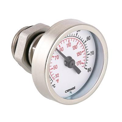 Термометр VALTEC погружной 1/2" 20/160