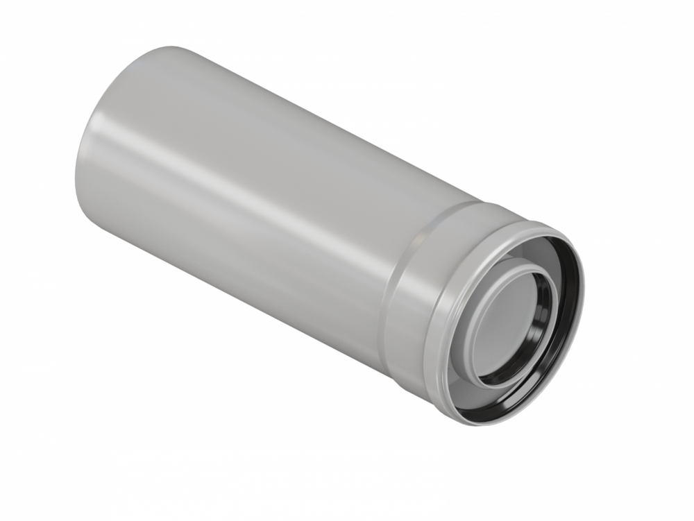 Труба коаксиальная d60/100мм 0,5м VARMA A-007 Серый