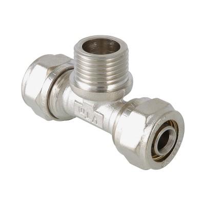 Тройник VALTEC обжимной с переходом на нар. р. 32х1 1/4" 5/15