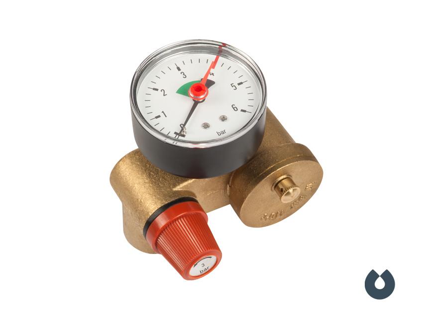 Группа безопасности котла Unipump 1" - 3/4" КОМПАКТ