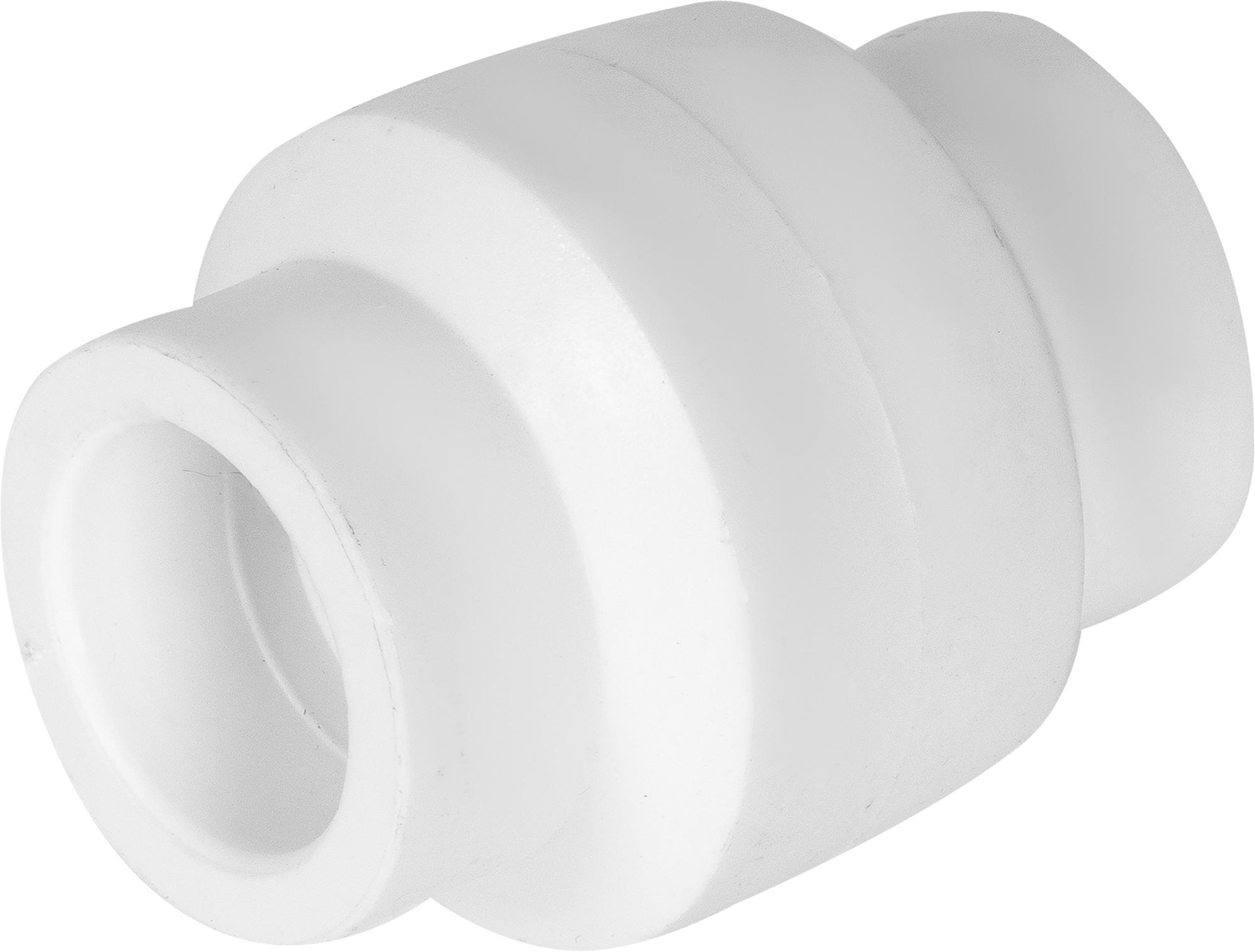 Клапан обратный 25 TEBO белый (15/180)