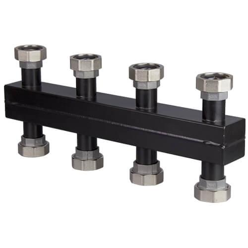 Коллектор распределительный на 5 контуров с кронштейнами 1.1/2 НГ ALTSTREAM