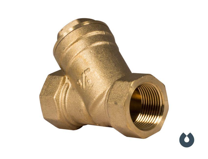 Фильтр-грязевик Y-образный латунный сетчатый Unipump 3/4"