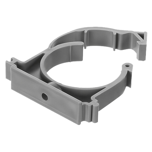 Хомут с защелкой канализационный внутренний 50 серый TEBO 100/600