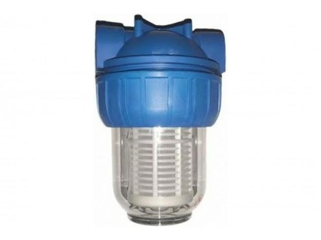 Колба фильтра для воды Unipump 5" CFC-5K (резьба 1") с картриджем NT-5