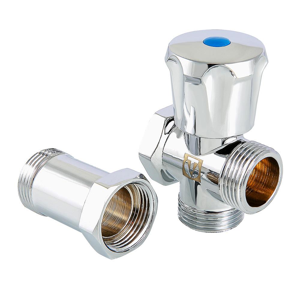 Вентиль VALTEC для подкл. с/т приборов 3/4"х3/4"х3/4" 1/90