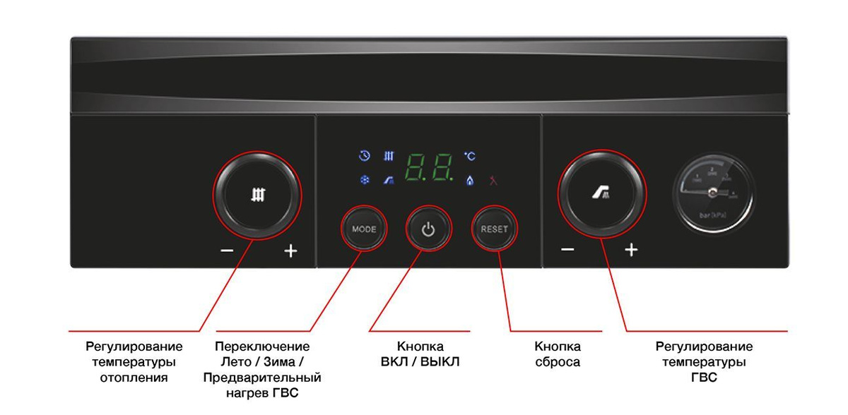 Настенный газовый котел Navien HEATLUXE NGB-32K
