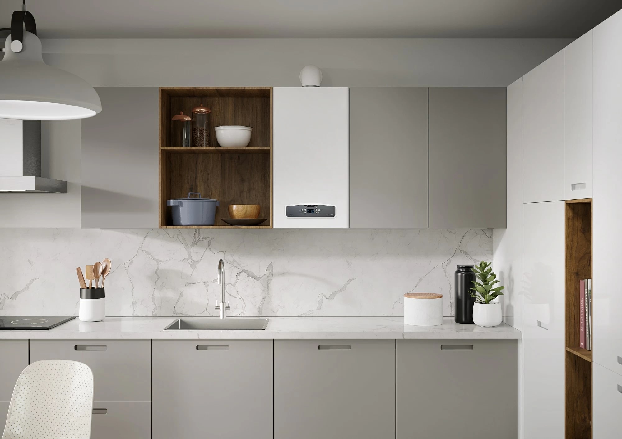 Настенный газовый котел ARISTON CARES XC 24 FF NG