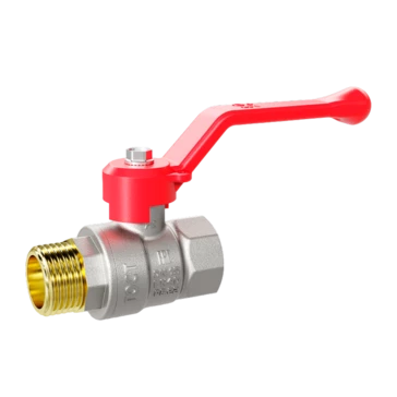 Кран шаровой водяной LD Pride 1 1/2" ВН ручка красная (3)