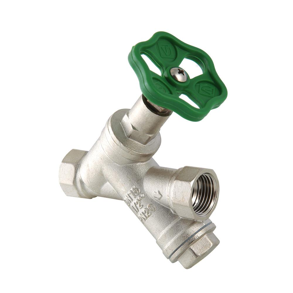 Вентиль VALTECпрямоточный с косым фильтром 1/2" 6/60