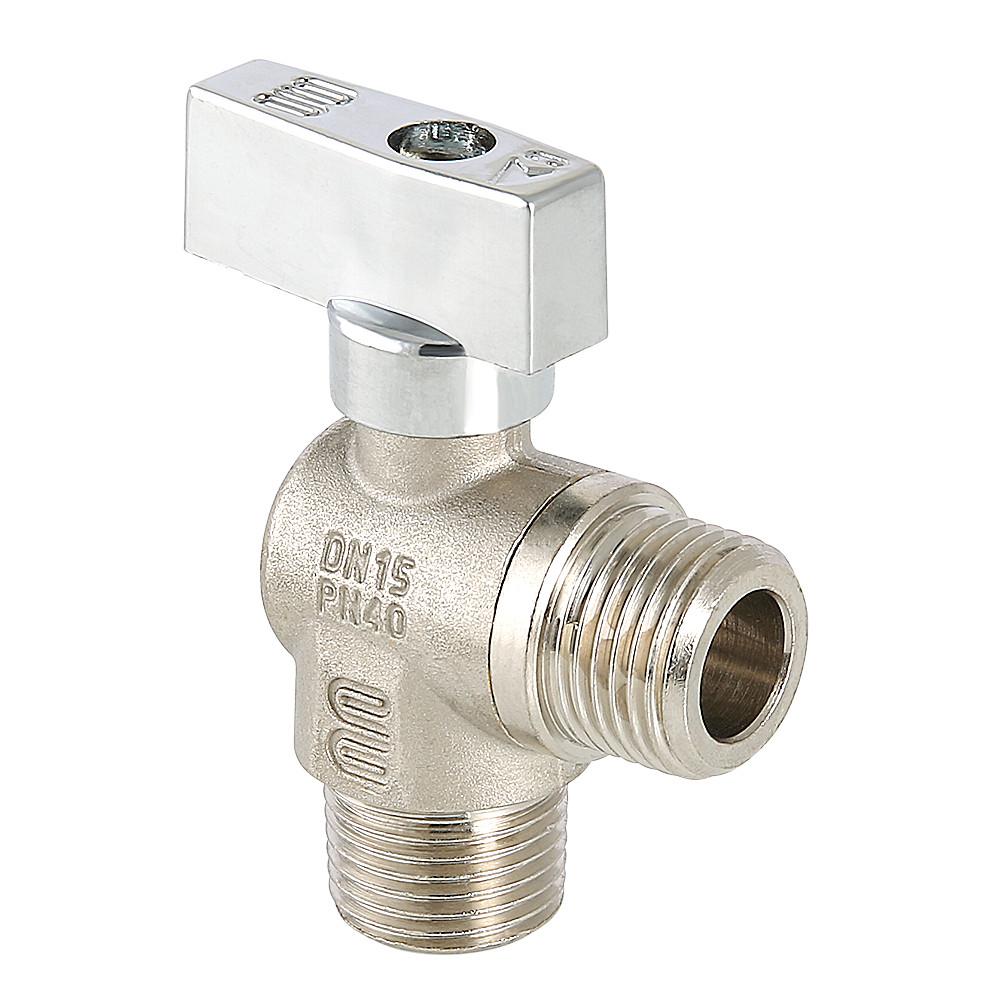 Кран VALTEC шар. угл. нар.-нар. 1/2"х1/2"