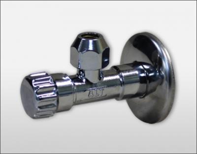 Вентиль для подкл. смесителя (1/2"нар) х(М10, медь), хром ALTSTREAM 10/80