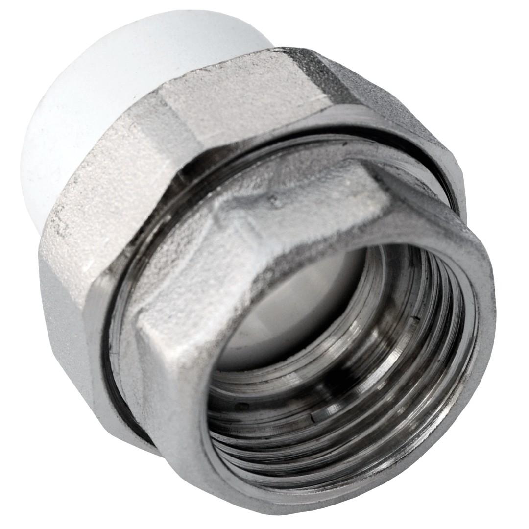 Муфта разъем. ВР 63*2 o-ring TEBO белый (1/15)