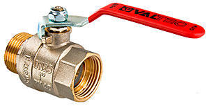 Кран шар. BASE, стальная рукоятка 2" вн.-нар. VALTEC 2/16