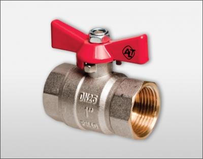 Кран шаровой полнопроходной В-В бабочка 1/2" ALTSTREAM