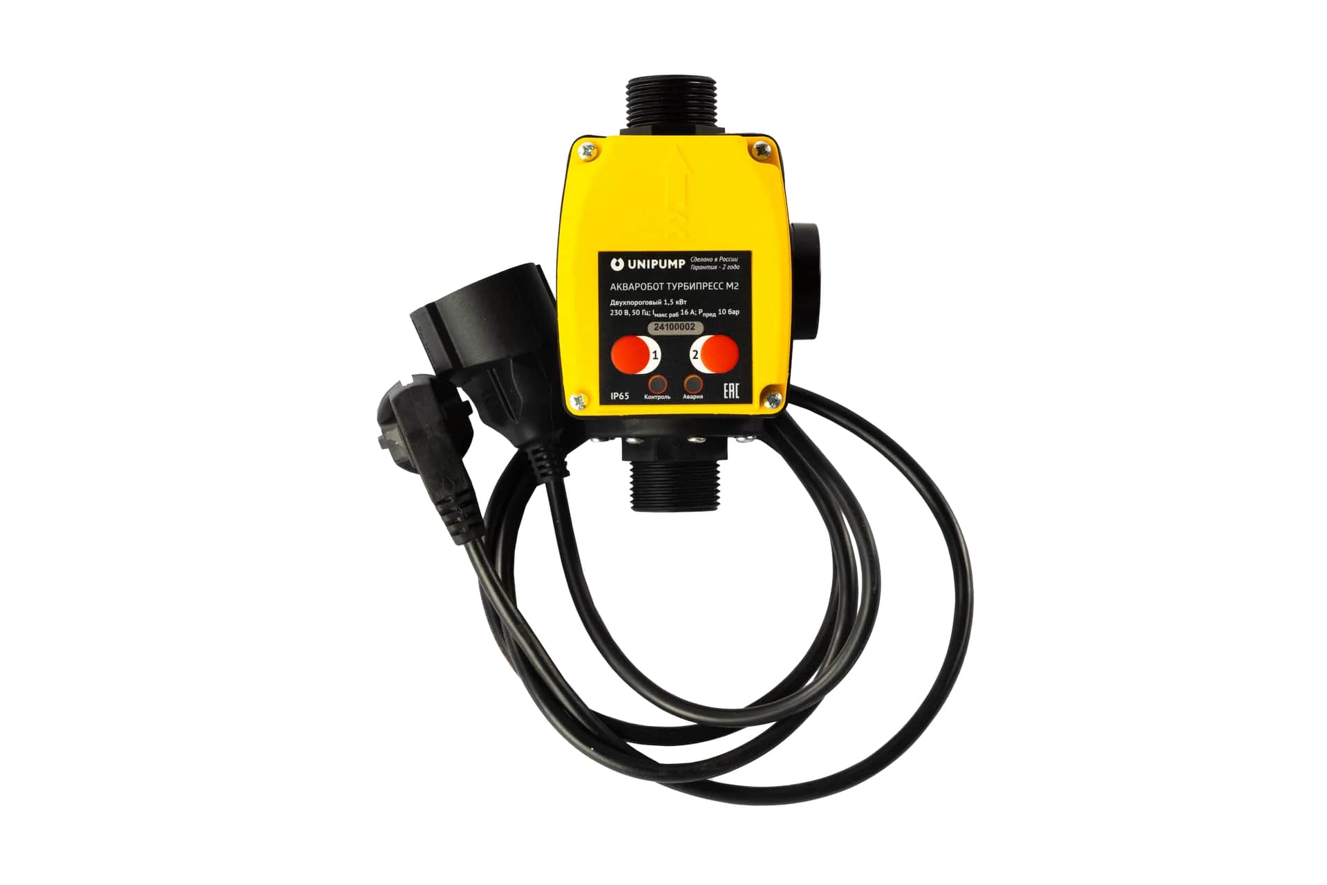 Блок управления насосом Unipump ТУРБИПРЕСС М2 с вилкой и розеткой