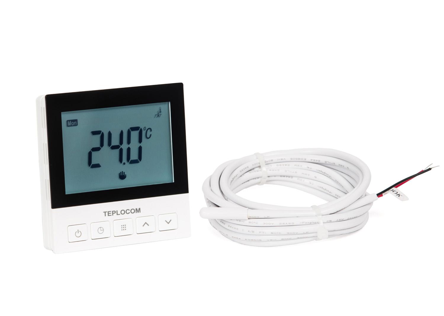 Термостат комнатный для теплого пола Teplocom TSF-Prog-220/16A