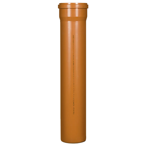 Труба канализационная наружная SN4 160x4,9х4000 TEBO 1/1