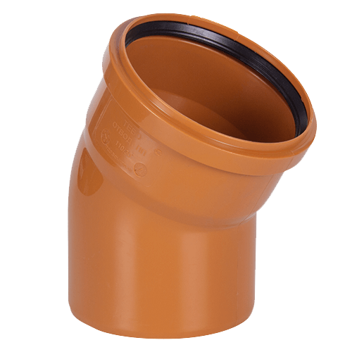 Отвод канализационный наружный 160х87,5 TEBO 1/1