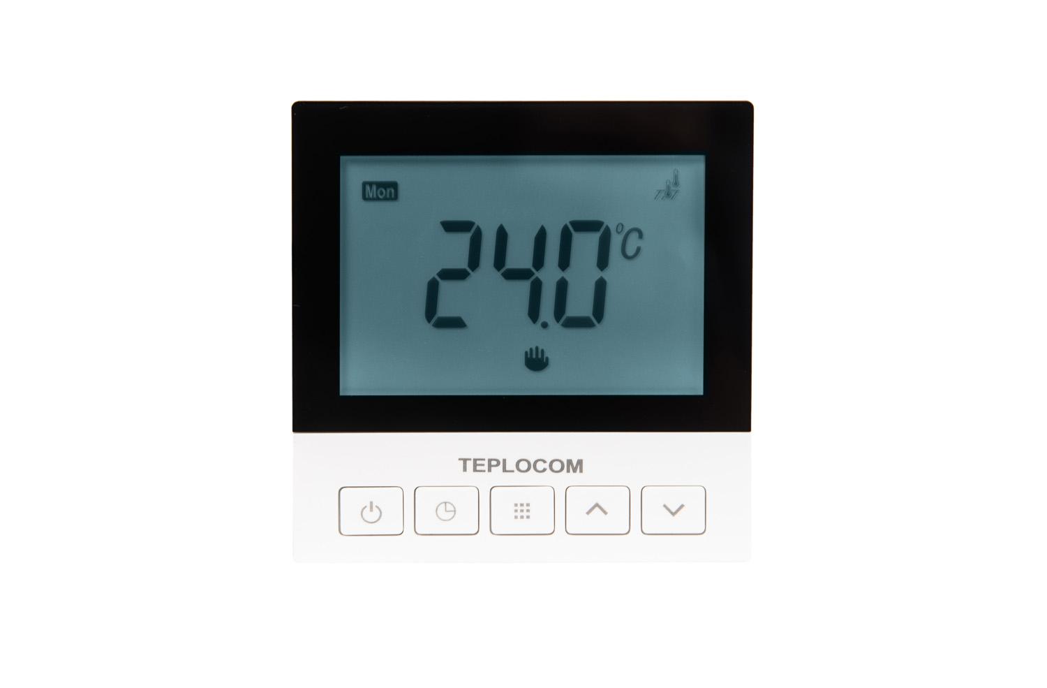 Термостат комнатный для теплого пола Teplocom TSF-Prog-220/16A