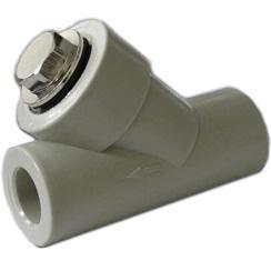 Фильтр сетчатый косой вн/вн 32 TEBO серый (5/30)