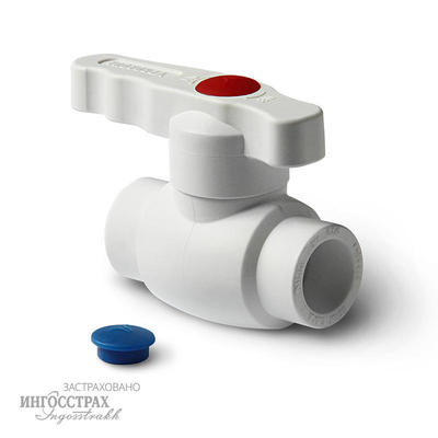 Кран шаровой 40 TEBO белый (4/20)