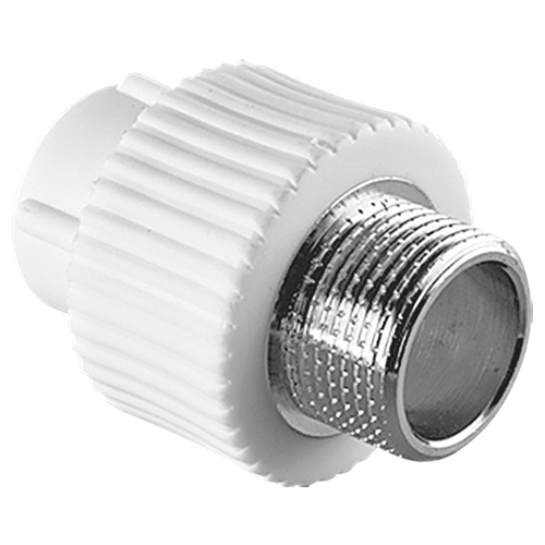 Муфта комб. НР 20*3/4 Tebo RU белый (20/180)