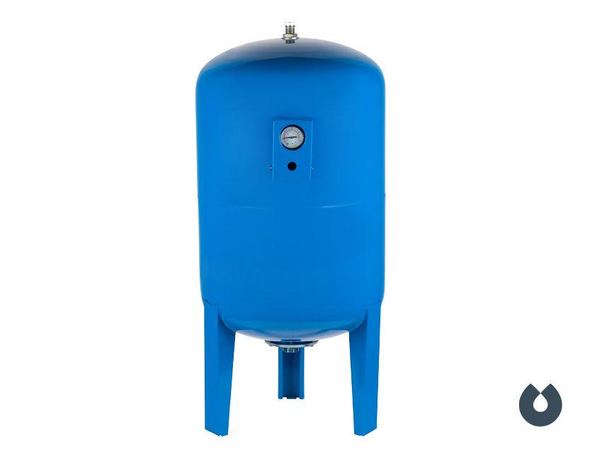 Гидроаккумулятор Unipump 200 л вертикальный с манометром