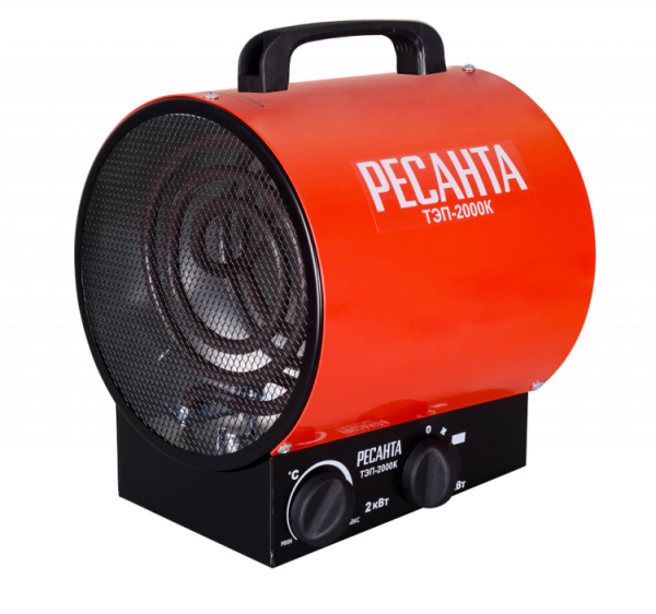 Тепловая электрическая пушка Ресанта ТЭП-2000К (круглая)