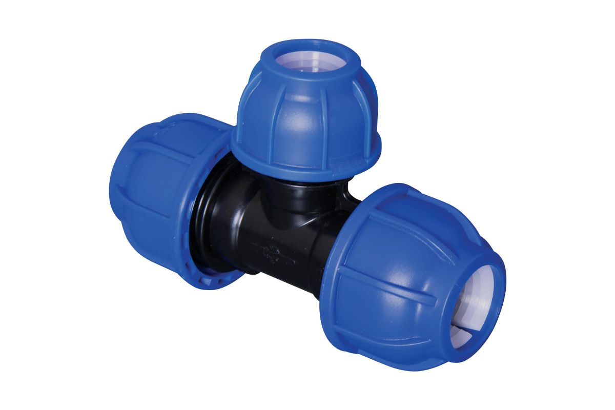 Тройник ПНД переходной 63x32x63 TEBO (3/18)