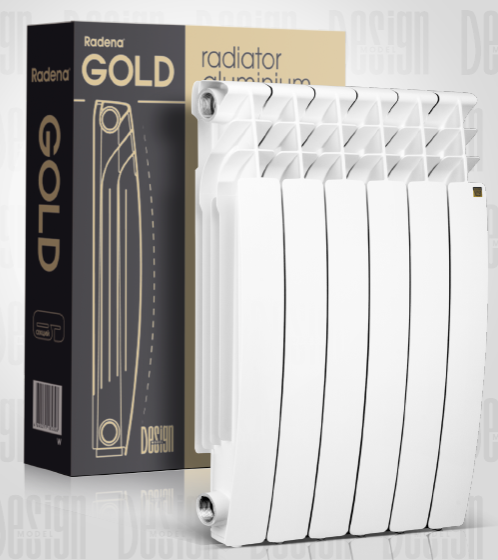 Алюминиевый радиатор Radena GOLD 500 4 секции