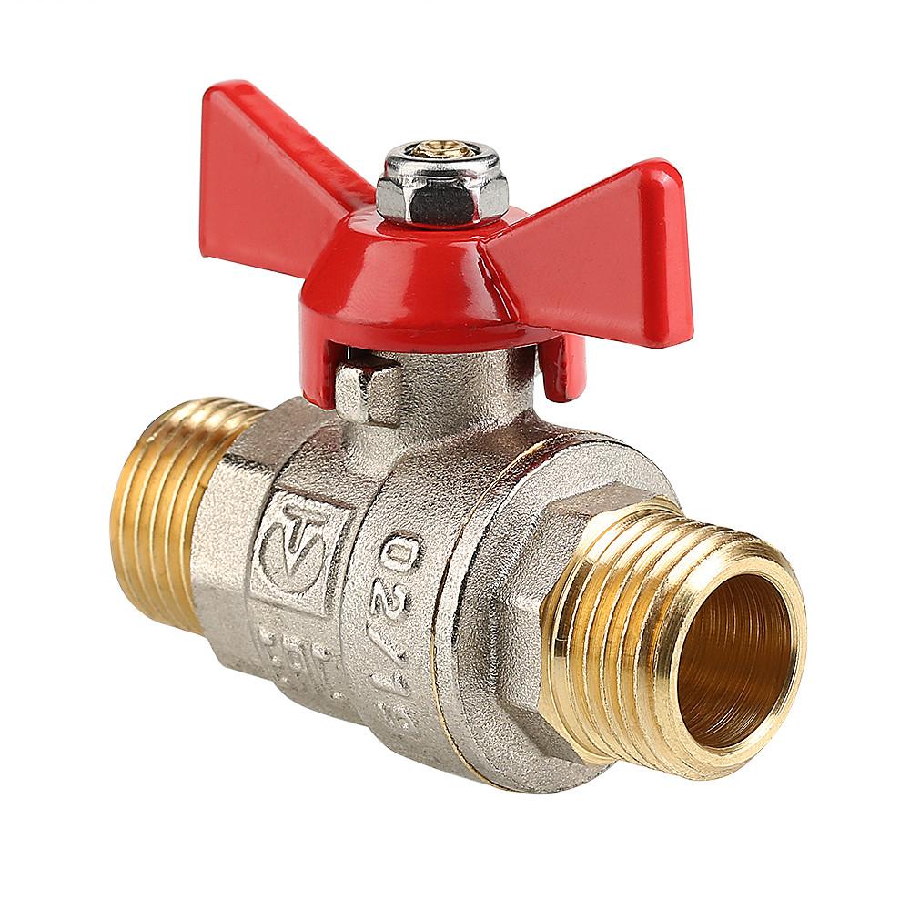 Кран шар. BASE, рукоятка бабочка 1" нар.-нар. VALTEC 6/90