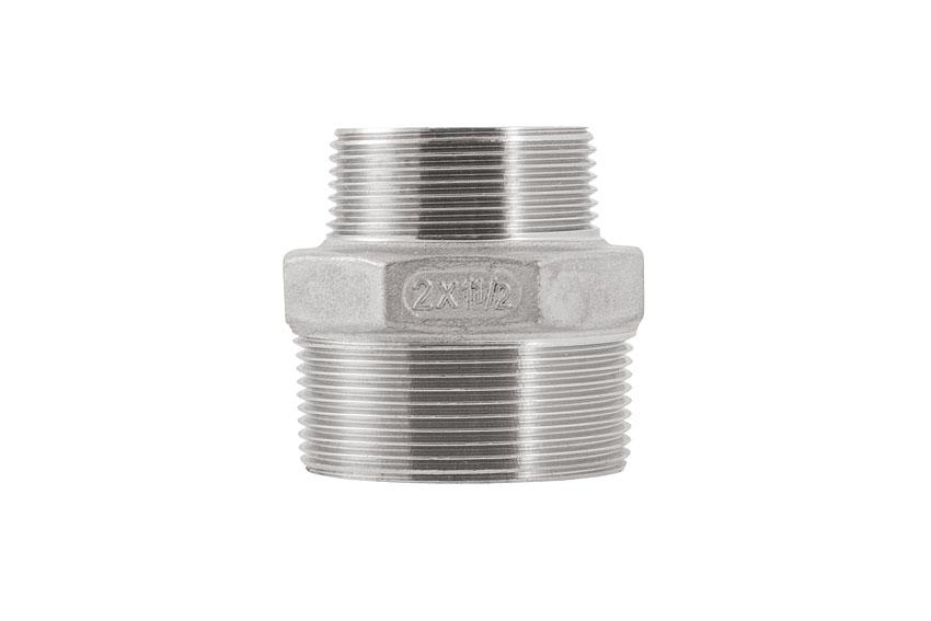 Ниппель переходной Unipump 2”НР / 1,5”НР нерж. cталь