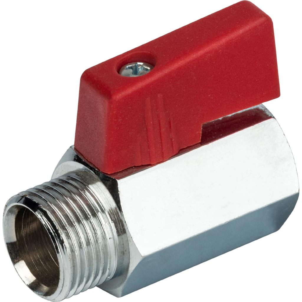 Кран STOUT 1/2 шаровой мини, муфта/резьба