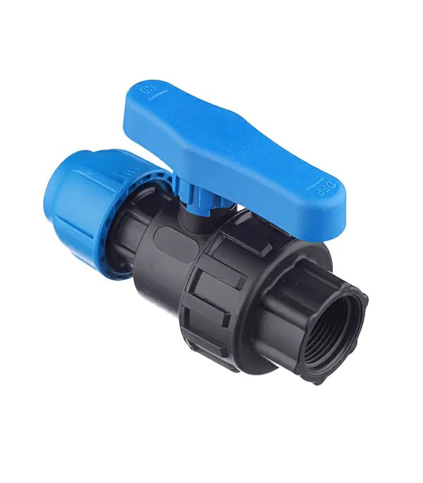 Кран шаровой ПНД переходной ВР 32x1" TEBO (5/80)