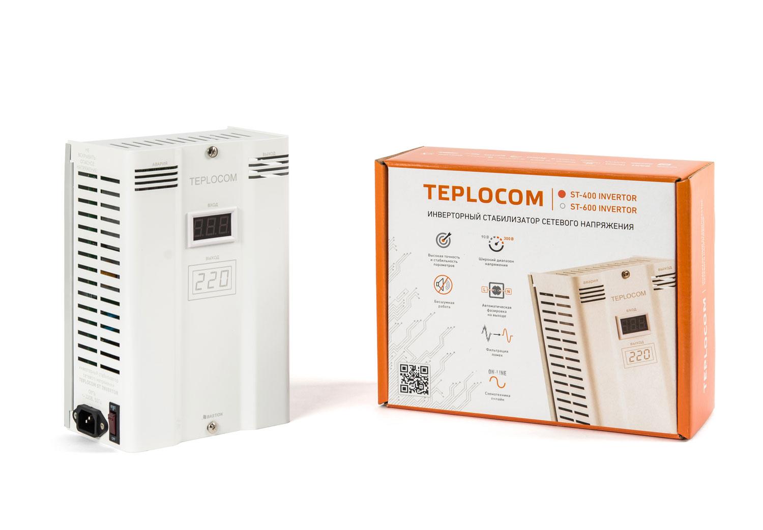 Стабилизатор напряжения Teplocom ST-600 INVERTOR